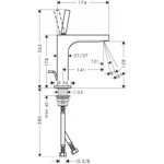 Смеситель для раковины Axor Citterio   - фото2