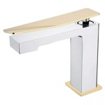 Смеситель для умывальника низкий Boheme Q 141-CRG.2 - фото