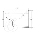 Caprigo TEMPO Биде подвесное- фото5