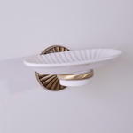 Мыльница большая керамическая Allpe Rerto Opal, бронза