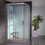 Гидромассажная кабина EAGO DZ959 F8 1200x900x2265мм левая БЕЛОЕ СТЕКЛО- фото