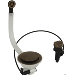 СЛИВ ДЛЯ КУХОННОЙ МОЙКИ С КРЫШКОЙ И ПЕРЕЛИВОМ D-90СМ ML.RIC-10.132- фото