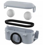 Водоотводящий желоб AlcaPlast APZ18 Simple, со стальным бортиком и решеткой 55см- фото4