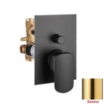 Palazzani  Mis Color встроенный смеситель для ванны\душа золото- фото