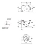 Унитаз подвесной 38x50 Globo Bowl+ BPS03.BI- фото2
