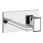 Gessi Eleganza Встраиваемый однорычажный смеситель для раковины, без донного клапана, с изливом, цвет: хром- фото