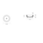 GSI Traccia Раковина накладная без перелива диаметром 45хh14см, без отв. под смеситель, цвет белый- фото3