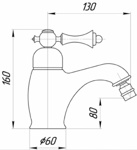 Смеситель для биде Migliore Bomond ML.BMD-9723.CR- фото2