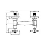 Стойка Boheme Briliante Tradizionale 403 / 274  со смесителем/хром- фото3