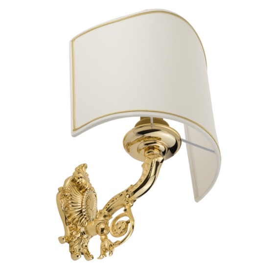 Светильник Migliore  ELISABETTA Светильник настенный, ткань ML.ELB-60.130 золото- фото