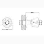 Gessi Goccia Боковая форсунка поворотная, цвет: черный- фото2