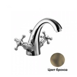 Palazzani Retro смеситель для раковины с донным клапаном бронза- фото