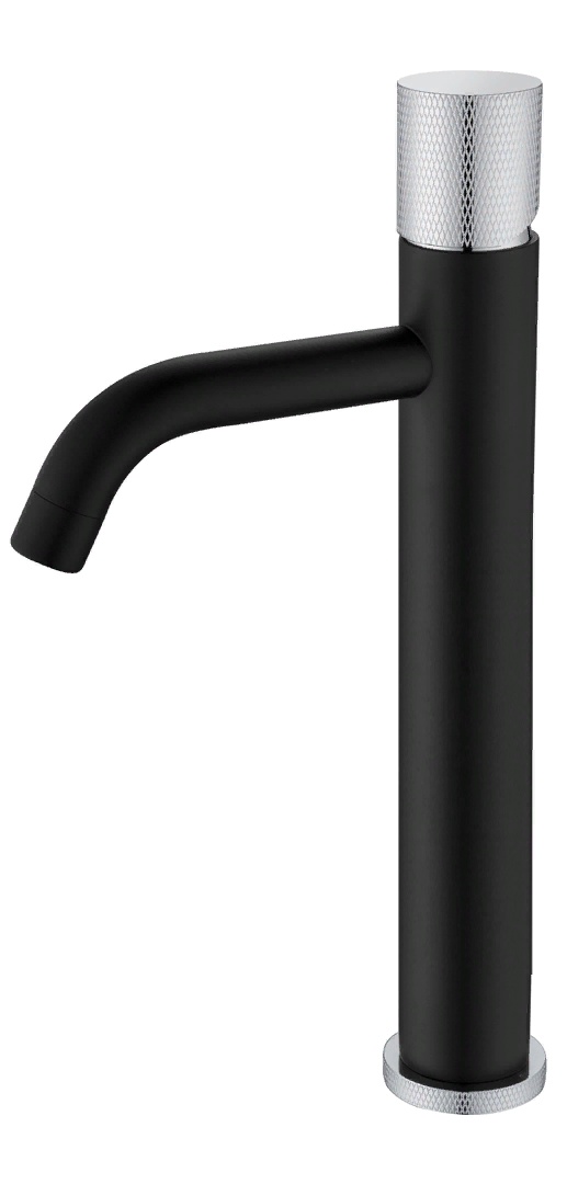 Смеситель Boheme Stick 122-BCR.2 для раковины, black touch chrome- фото