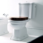 Унитаз моноблок Kerasan Retro слив в пол - фото