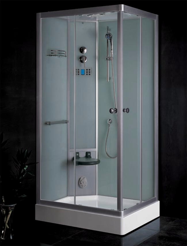Гидромассажная кабина EAGO DZ955 F7 1200x900x2300 мм правая (серые стенки)