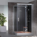 Гидромассажная кабина  EAGO DZ960 F8 1000x900x2400мм правая- фото