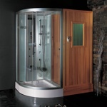 Душевая кабинка с гидромассажем + финская сауна EAGO DS-202  1800x1200x2220 мм правая