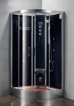 Гидромассажная кабина с парогенератором Grande Home WS101/S6 Black- фото