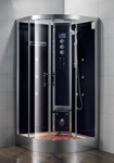Гидромассажная кабина с парогенератором Grande Home WS102/S6 Black- фото