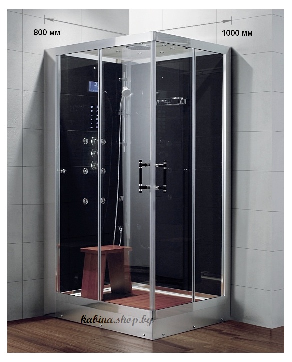 Гидромассажная кабина с парогенератором Grande Home WS116/S6  правая/левая- фото