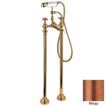 Palazzani Adams Color смеситель для отдельностоящей ванны медь- фото