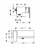 Смеситель для душа Axor Citterio   - фото2