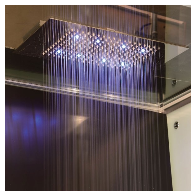 Гидромассажная  кабина DZ1003 F12  120х90х223 см БЕЛОЕ СТЕКЛО- фото3