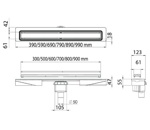 Душевой лоток Berges Wasserhaus B1 Keramik 30- фото2