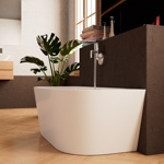 Ванна Frank F6163 White пристенная- фото4