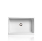 SIMAS Раковина 75 см, без отв., кухонная, цвет: белый- фото3