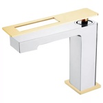 Смеситель для умывальника низкий Boheme Q 141-CRG - фото