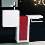 Раковина Althea Ceramica Design Plus 40184 с выдвижным ящиком- фото