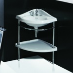 Раковина подвесная угловая Simas Arcade 57см- фото