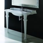 Консоль Simas Arcade 105см на керамических ногах- фото