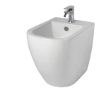 Artceram Faster Биде напольное 37х53 см, с креплением. цвет белый- фото