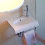 Раковина подвесная 40x30 Globo Bowl+ BP040.BI - фото