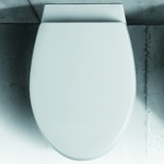 Simas Lft Spazio Сиденье для унитаза SLIM, цвет белый/хром (микролифт)- фото