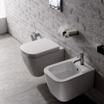 Унитаз подвесной 45x36 Globo Stone SSS03.BI - фото