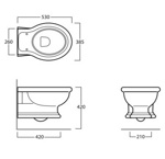 SIMAS Lante Унитаз подвесной безободковый 