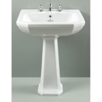 Раковина Sanitan EMPIRE 630x500 мм с пьедесталом- фото