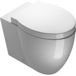 GSI Panorama Унитаз приставной 55х37cм, слив универсальный- фото