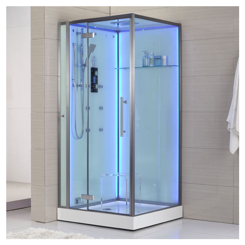 Гидромассажная  кабина Eago DZ989-1F12  (1000х1000х2235мм) ЛЕВАЯ- фото