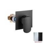 Palazzani Mis Color встроенный смеситель для душа хром/белый; хром/черный; хром/красный- фото4