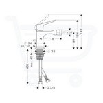 Смеситель для биде Axor Citterio M- фото3