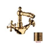 Palazzani Adams Color смеситель для биде с донным клапаном бронза- фото