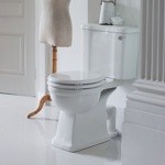 Унитаз - моноблок Arcade с двойной системой слива, НИКЕЛЬ- фото2