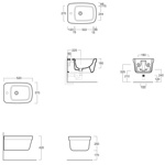 Биде подвесное с одним отверстием Simas Evolution EVO19- фото2