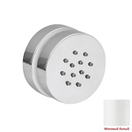 BJ002BXX AquaElite боковая форсунка O 65 мм, белый мат- фото