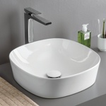 Artceram Ghost Раковина накладная 42 см, , без отв под смеситель, без слив-перелива, цвет белый- фото