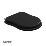 Caprigo BORGO Сиденье для унитаза BORGO, эмаль/хром- фото3